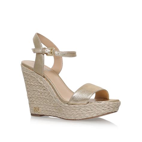 michael kors jill leather wedge|Michael michael kors jill wedge + FREE SHIPPING .